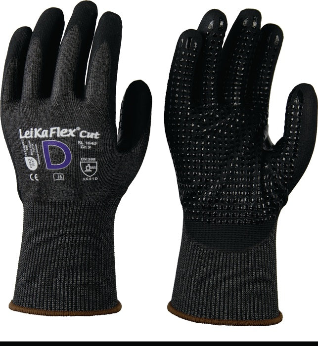LEIPOLD Gants de protection anti-coupures LeiKaFlex(R) CUT RL 1645 taille 8 gris/noir ( 4000391401 )