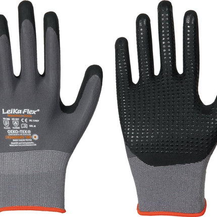 LEIPOLD Handschuhe LeiKaFlex 1467 Größe 8 grau ( 4000391419 )