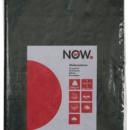 NOW Gewebeplane Super Tarp Breite 5000 x Länge 6000 mm ( 4000818876 )