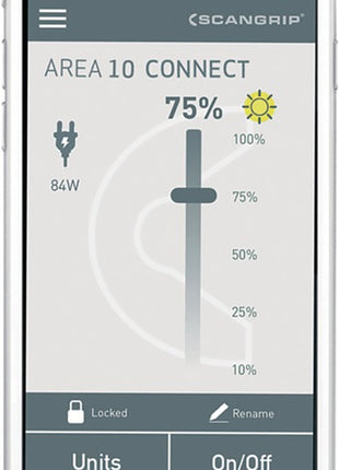 SCANGRIP LED spotlight AREA 10 CONNECT 84 W 1000 - 10000 lm ( 4000873481 )