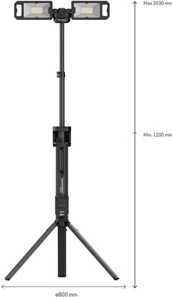 SCANGRIP Projecteur à LED TOWER 5 CONNECT 45 W 2500 - 5000 lm ( 4000873485 )