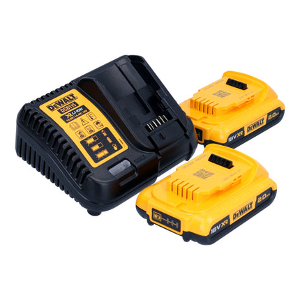 Avvitatore a batteria per cartongesso DeWalt DCF 620 D2T 18 V 30 Nm senza spazzole + 2x batteria ricaricabile 2,0 Ah + caricatore + TSTAK