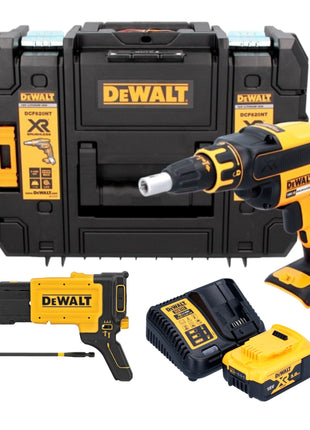 DeWalt DCF 620 P1T cordless drywall screwdriver 18 V 30 Nm brushless + 1x rechargeable battery 5.0 Ah + charger + TSTAK