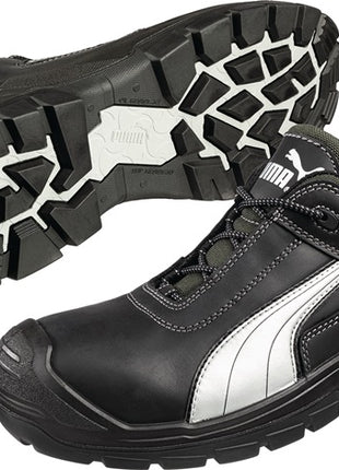 PUMA Sicherheitsschuh Cascades Low Größe 45 schwarz/weiß ( 4300700265 )