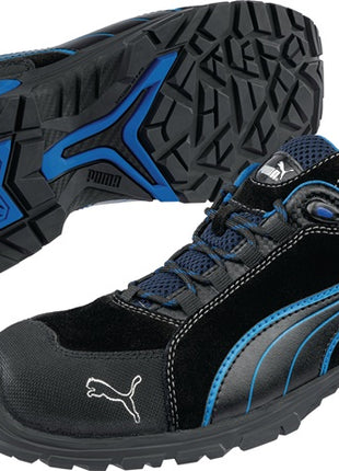 PUMA safety shoe Rio Black Low size 39 black/blue ( 4300700399 )
