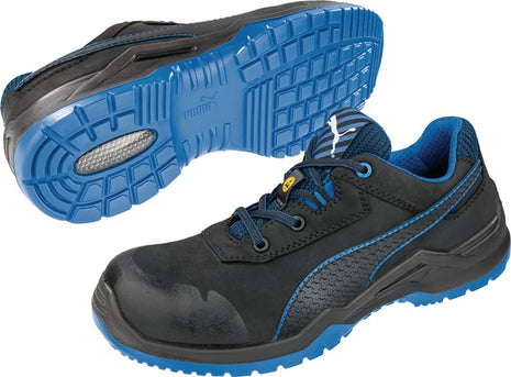 PUMA safety shoe Argon Blue Low size 42 black/blue ( 4300700442 )