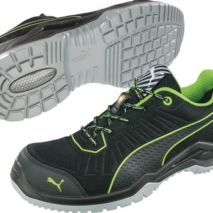 PUMA Sicherheitsschuh Fuse TC Green Low Größe 41 schwarz/grün ( 4300700451 )