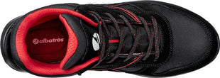 Buty ochronne ALBATROS CLIFTON MID rozmiar 44 czarny/czerwony ( 4300700684 )