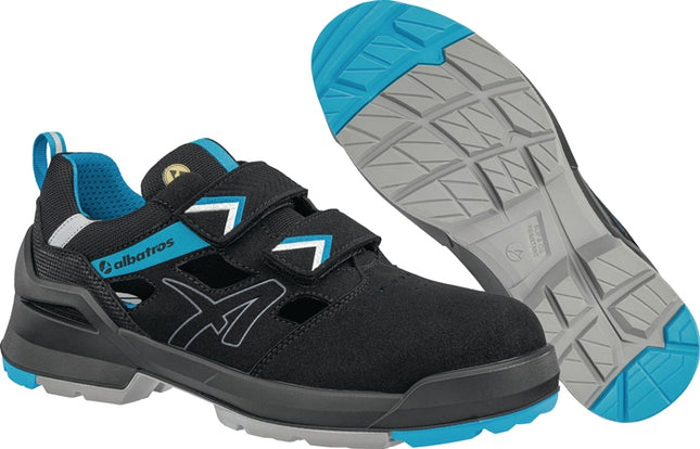 ALBATROS scarpa di sicurezza FORGE AIR LOW misura 43 nero/blu ( 4300700803 )