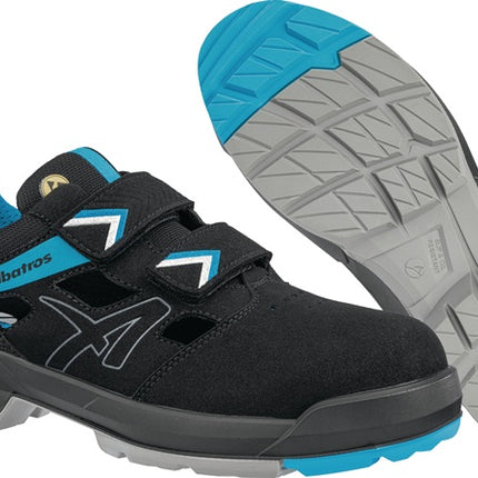 ALBATROS Sicherheitsschuh FORGE AIR LOW Größe 45 schwarz/blau ( 4300700805 )