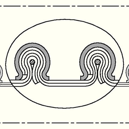 NORRES Tuyau d'aspiration et de soufflage CP HYP 450 Ø intérieur 40 mm ( 4501400400 )