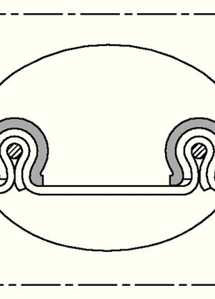 Tubo di aspirazione e soffiaggio NORRES CP VITON(R) 459 EC Ø interno 400 mm ( 4501401316 )