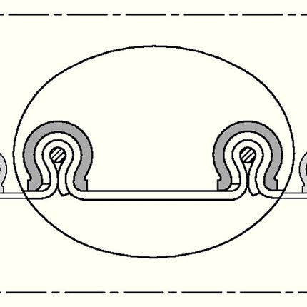 NORRES Absaug- und Gebläseschlauch CP VITON® 459 EC Innen-Ø 400 mm ( 4501401316 )