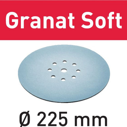 Festool Abrasifs STF D225 mm P400 GR S/25 Granat Soft 25 pièces ( référence: 204228 )