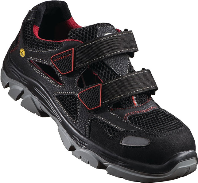 STABILUS Sicherheitssandale THILO AIR Größe 41 schwarz/rot ( 4703000161 )