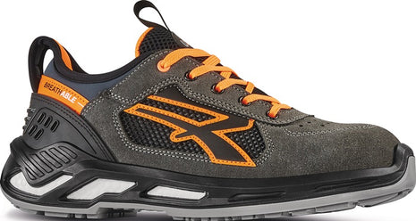 U.POWER safety shoe Ryder size 43 grey/orange ( 4720000945 )