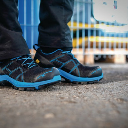 Chaussures de sécurité HAIX BE Safety 40.1 low taille 9,5 (44) noir/bleu ( 4721000010 )