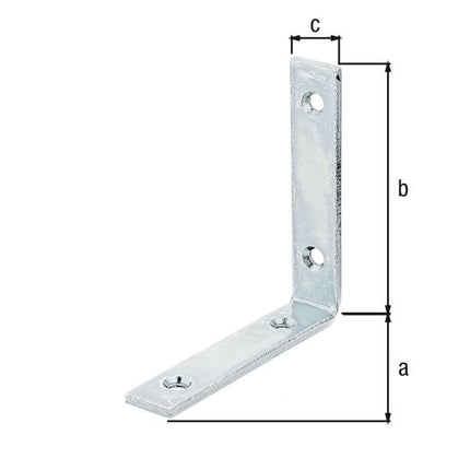 GAH Equerre de poutre L100x100 mm Largeur 20 mm ( 8001514138 )