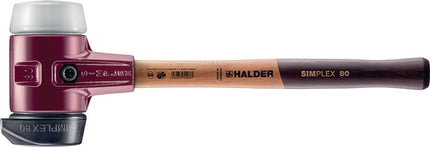 HALDER Marteau de protection SIMPLEX Tête-D. 80mm Longueur 490 Tête-B.175mm ( 8002360753 )