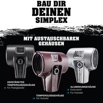 HALDER Tête de marteau de protection Diamètre de la tête 80mm ( 8002360802 )