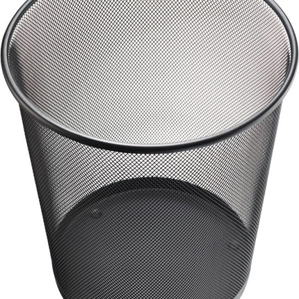 HELIT corbeille à papier 15 l H280xØ267 mm avec décoration trou (9000468161)