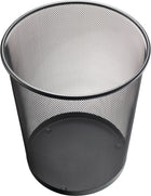 HELIT corbeille à papier 15 l H280xØ267 mm avec décoration trou (9000468161)