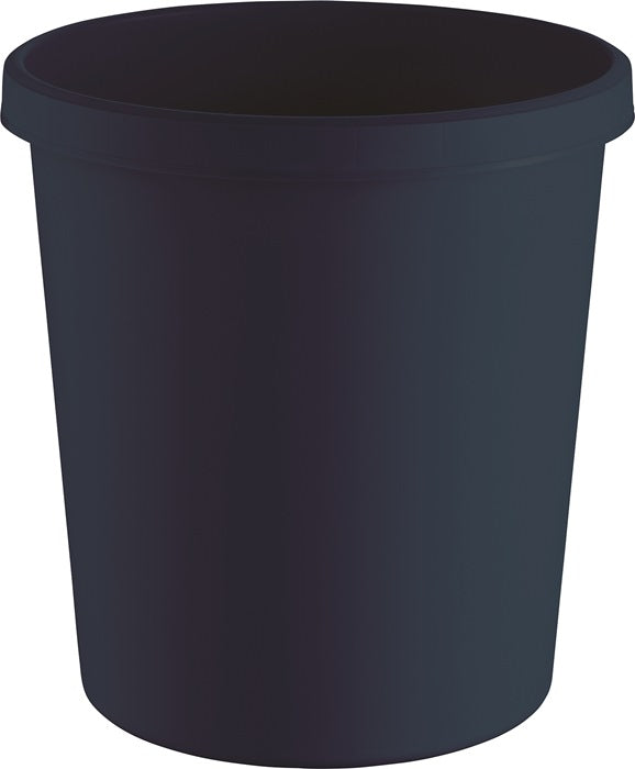 Corbeille à papier HELIT 18 l H331xØ315 mm avec bord poignée (9000468464)