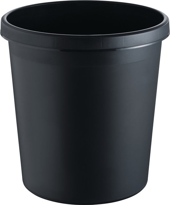 Corbeille à papier HELIT 18 l H331xØ315 mm avec bord poignée (9000468471)
