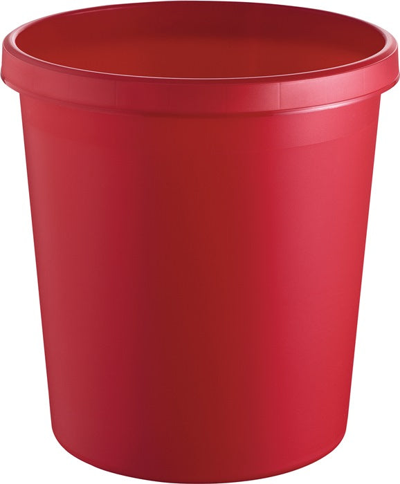 Corbeille à papier HELIT 18 l H331xØ315 mm avec bord poignée (9000468473)