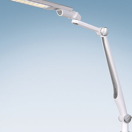 HANSA lampada da tavolo LED Multiflex ABS, ferro, PS bianco/argento Altezza 600 mm ( 9000483601 )