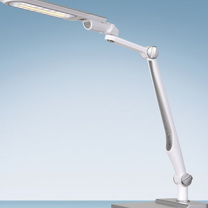 HANSA lampada da tavolo LED Multiflex ABS, ferro, PS bianco/argento Altezza 600 mm ( 9000483601 )