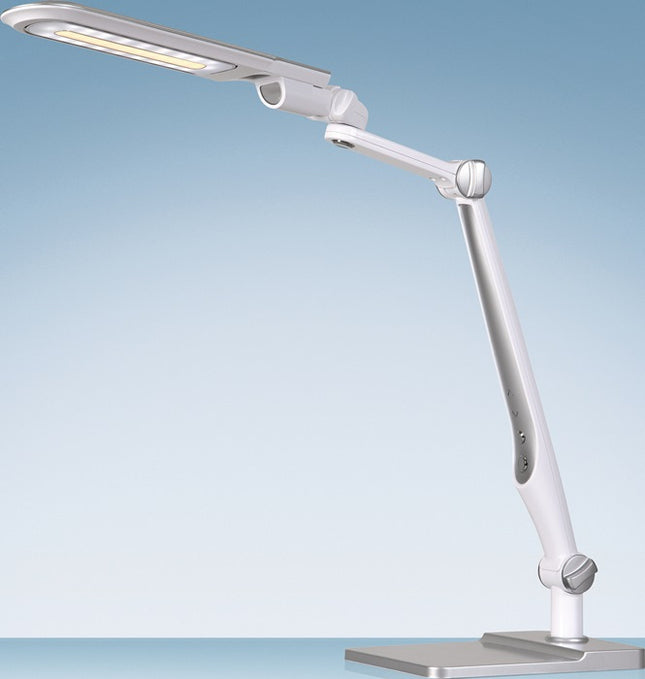 HANSA lampada da tavolo LED Multiflex ABS, ferro, PS bianco/argento Altezza 600 mm ( 9000483601 )