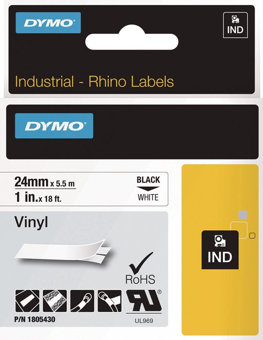 Ruban d'étiquettes DYMO largeur 24 mm longueur du ruban 5,5 m (9000484109)
