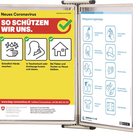 TARIFOLD Wandhalter  10 Sichttafeln ( 9000492070 )