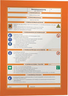 DURABLE Magnetrahmen  DIN A4 orange ( 9000492412 )