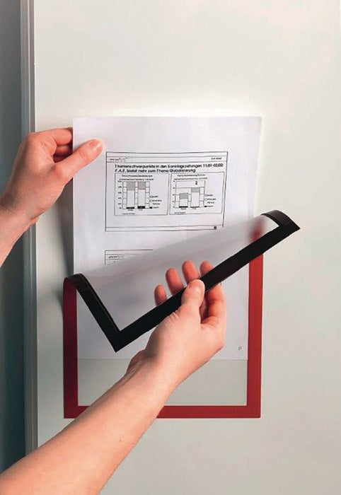 Cadre magnétique DURABLE DIN A4 rouge (9000492431)