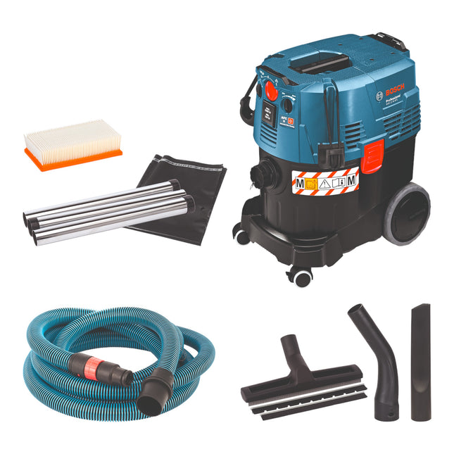 Bosch GAS 35 M AFC Aspiratore industriale professionale 1200 W 35 l ( 06019C3100 ) classe di polvere M