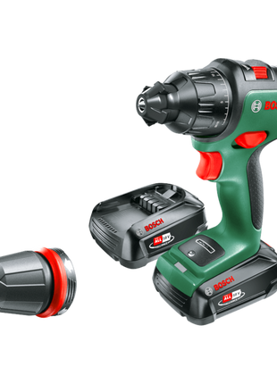 Bosch Home AdvancedImpact 18 trapano a percussione a batteria 18 V 39 Nm ( 06039B5109 ) Brushless + 2x batteria ricaricabile 2,5 Ah + caricabatterie + custodia