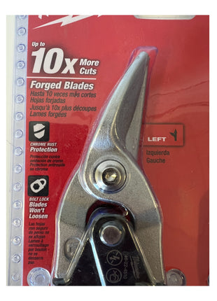 Milwaukee tin snips set 3 pcs. 260 mm cutting direction left / right / straight ( 48224533 )