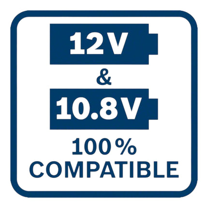 Bosch GWG 12V-50 S Professional Meuleuse droite sans fil 12 V 6 mm Brushless + 2x batterie 3,0 Ah + chargeur
