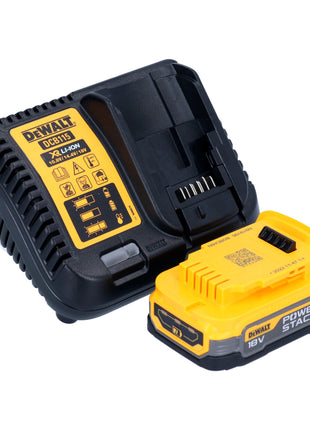 DeWalt DCF 891 E1T Clé à choc 18 V 1084 Nm 1/2'' Brushless + 1x batterie Powerstack 1,7 Ah + chargeur + TSTAK