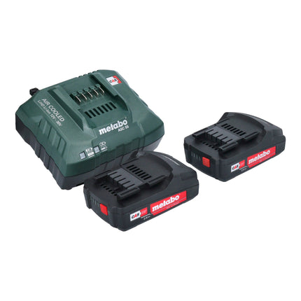 Metabo BS 18 LT Perceuse-visseuse sans fil 18 V 60 Nm + 2x batterie 2,0 Ah + chargeur + metaBOX