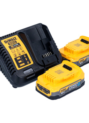 DeWalt DCF 891 E2T cordless impact wrench 18 V 1084 Nm 1/2" brushless + 2x Powerstack battery 1.7 Ah + charger + TSTAK