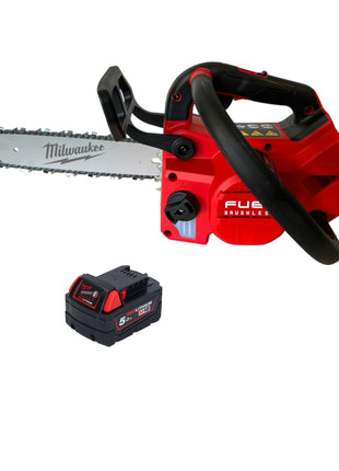 Milwaukee M18 FTHCHS30-551 Akku Top Handle Kettensäge 18 V 30 cm + 1x Akku 5,0 Ah - ohne Ladegerät