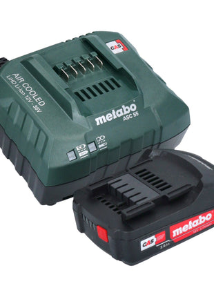 Metabo SSE 18 LTX Sega circolare compatta a batteria 18 V 13 mm + 1x batteria ricaricabile 2,0 Ah + caricatore