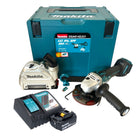 Makita DGA 514 RM1JU1 Cordless angle grinder 18 V 125 mm brushless + 1x battery 4.0 Ah + charger + Makpac