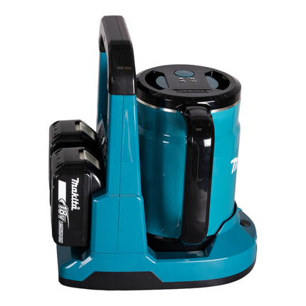 Makita DKT 360 RM2 Bouilloire sans fil 36 V ( 2x 18 V ) 0,8 L + 2x batterie 4,0 Ah + chargeur