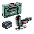 Metabo ST 18 LT 130 BL cordless jigsaw 18 V 130 mm brushless + 1x battery 4.0 Ah + metabox - without charger