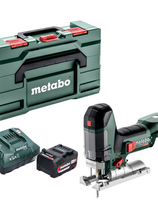 Metabo ST 18 LT 130 BL cordless jigsaw 18 V 130 mm brushless + 1x battery 4.0 Ah + charger + metabox