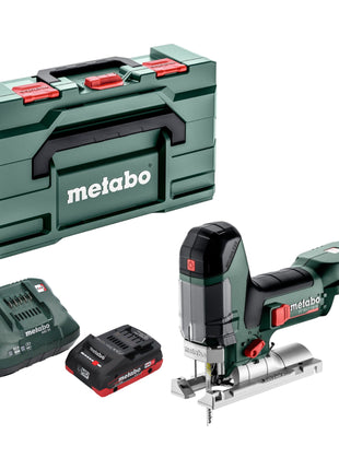 Metabo ST 18 LT 130 BL cordless jigsaw 18 V 130 mm brushless + 1x LiHD battery 4.0 Ah + charger + metabox
